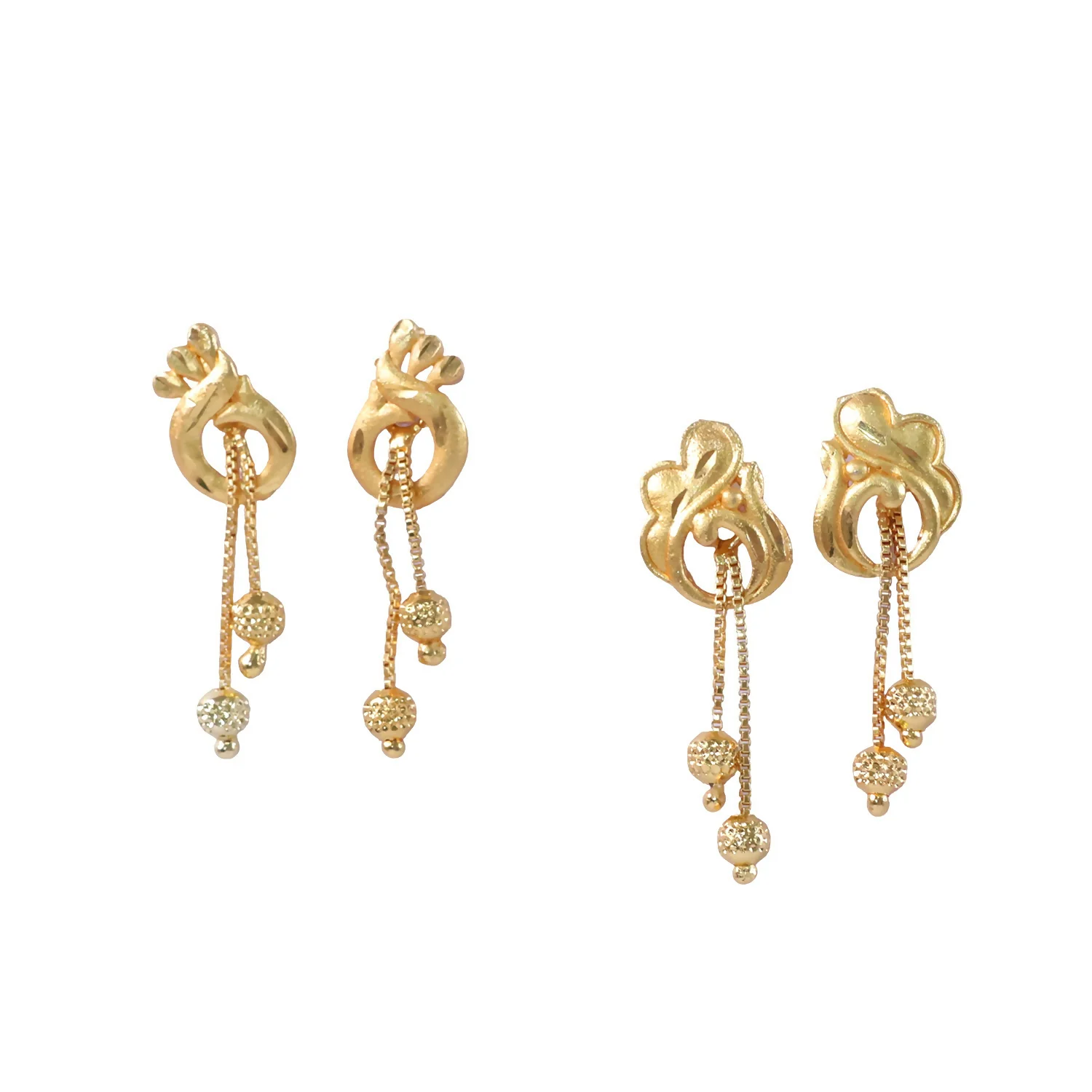 Elegant Gold Dangle Earrings – Versatile & Timeless Style for Women - Image 5