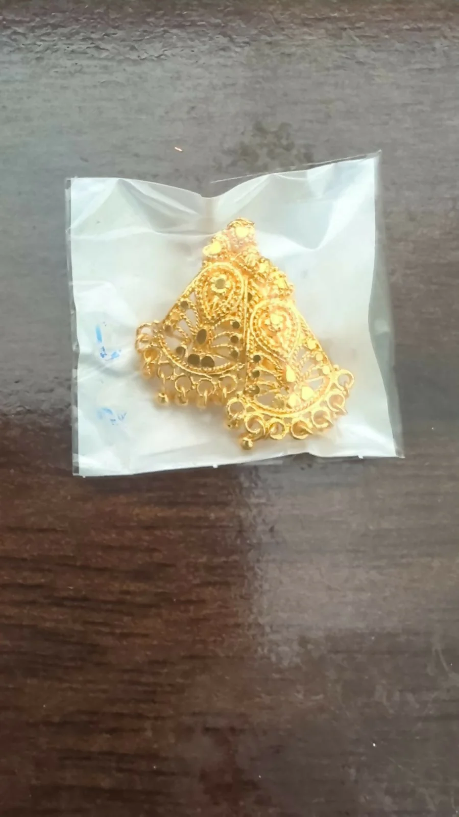 Golden Jhumka Earrings – Elegant Traditional Indian Jewellery - Image 5