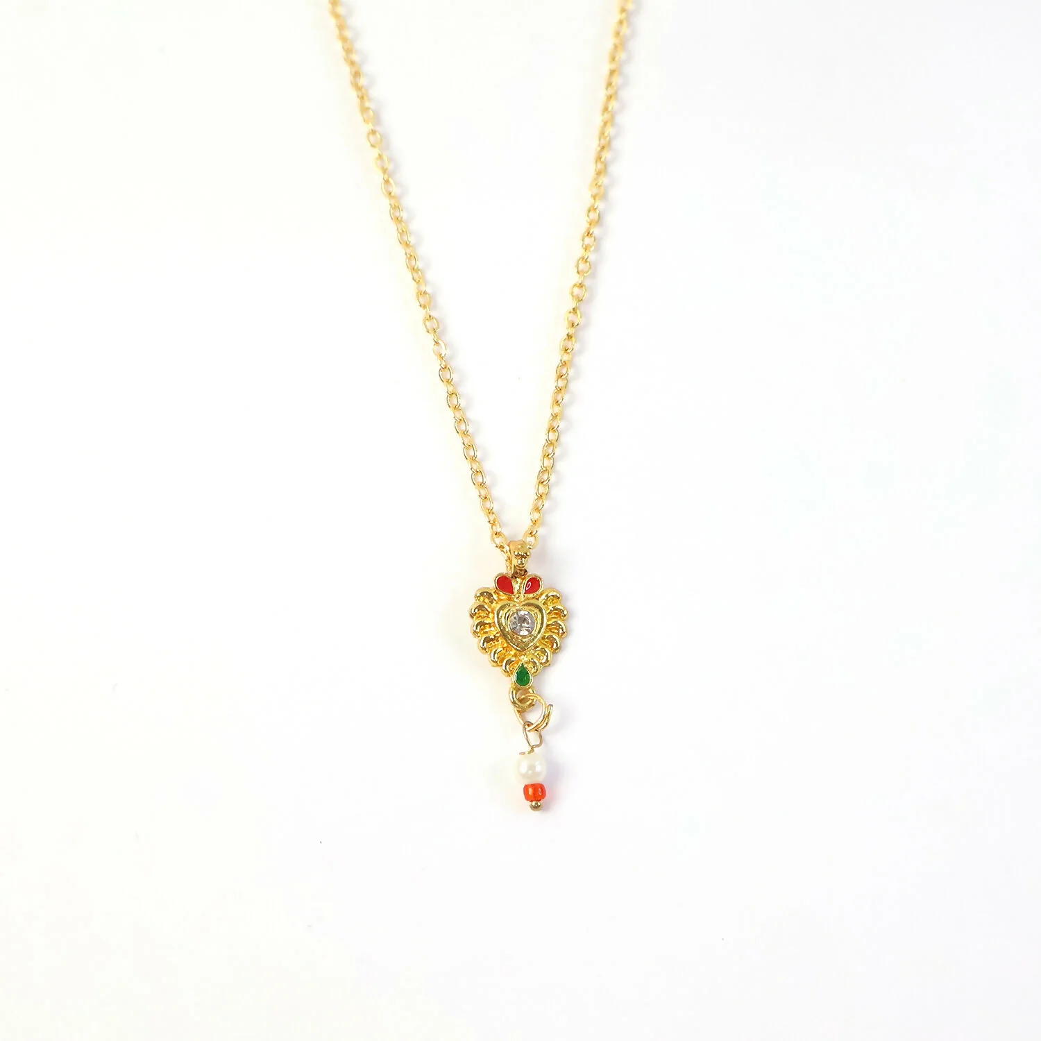Heart Motif Pendant Necklace – Elegant Women’s Chain Jewelry - Image 5