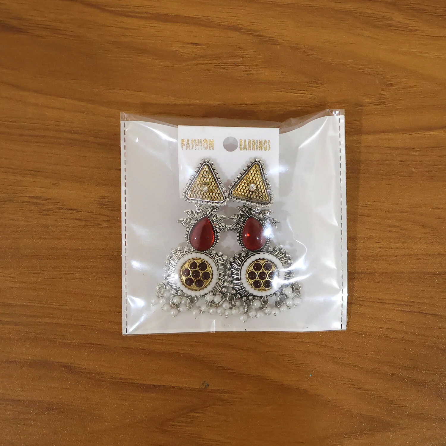 Oxidized Silver Statement Earrings – Traditional and Contemporary Style - Image 6