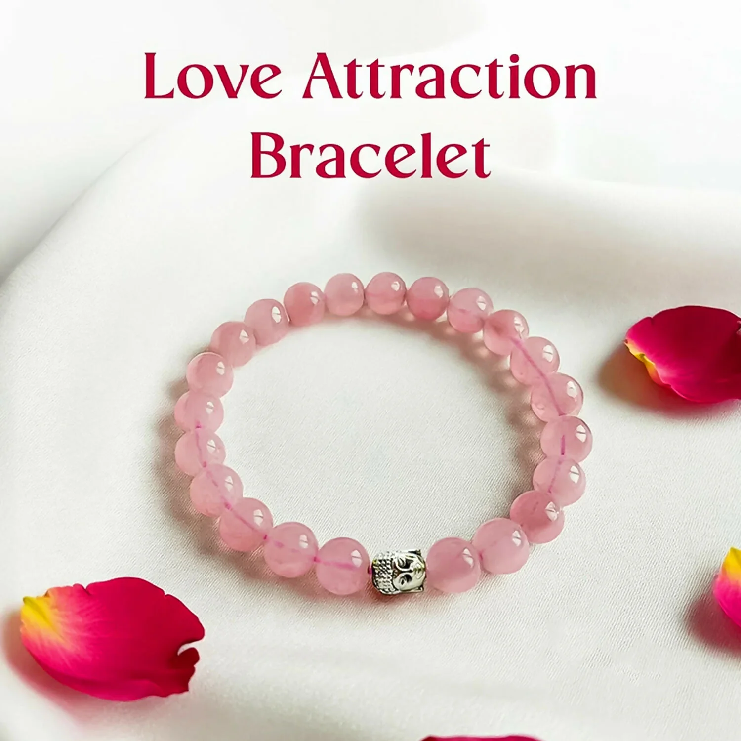 Pink Beaded Bracelet – Elegant Lightweight Jewelry Gift - Image 2