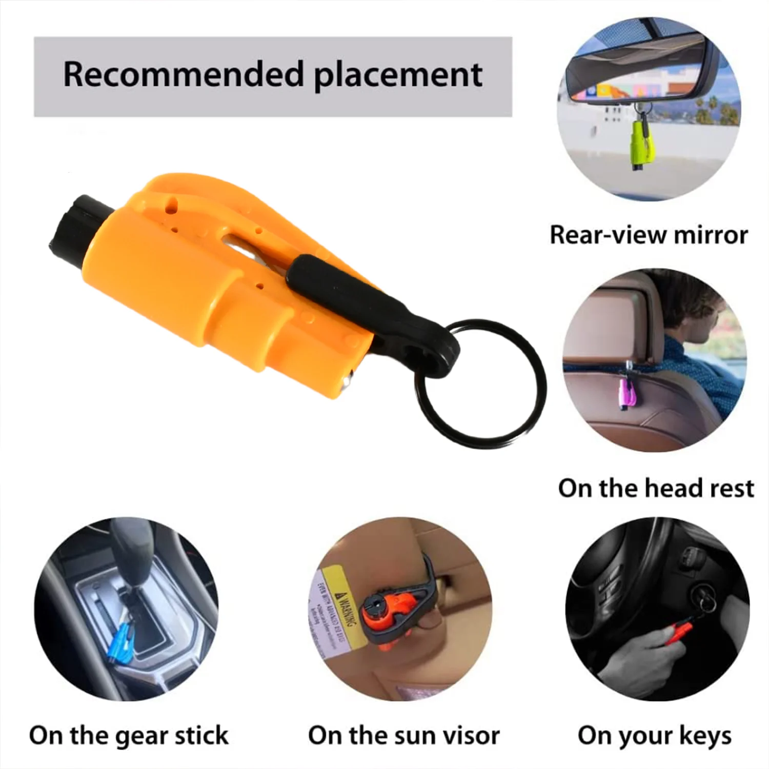 Emergency Safety Cutter – 2-in-1 Car Escape Tool | Safora - Image 4