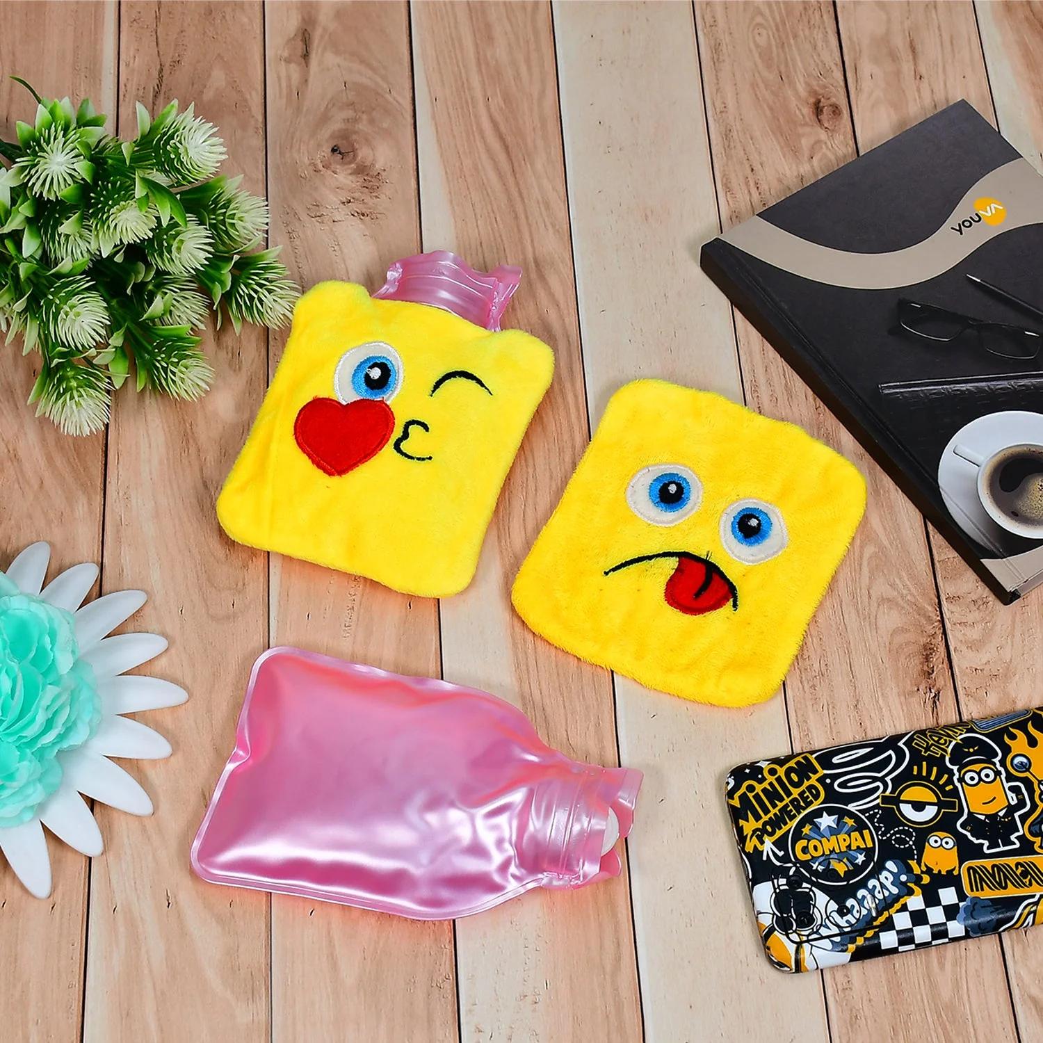 Emoji Hot Water Bag – Pain Relief & Winter Comfort | Velvet Wellness - Image 5