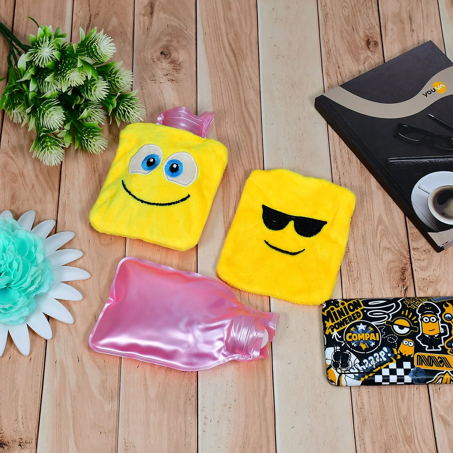 Emoji Hot Water Bag – Pain Relief & Winter Comfort | Velvet Wellness - Image 7