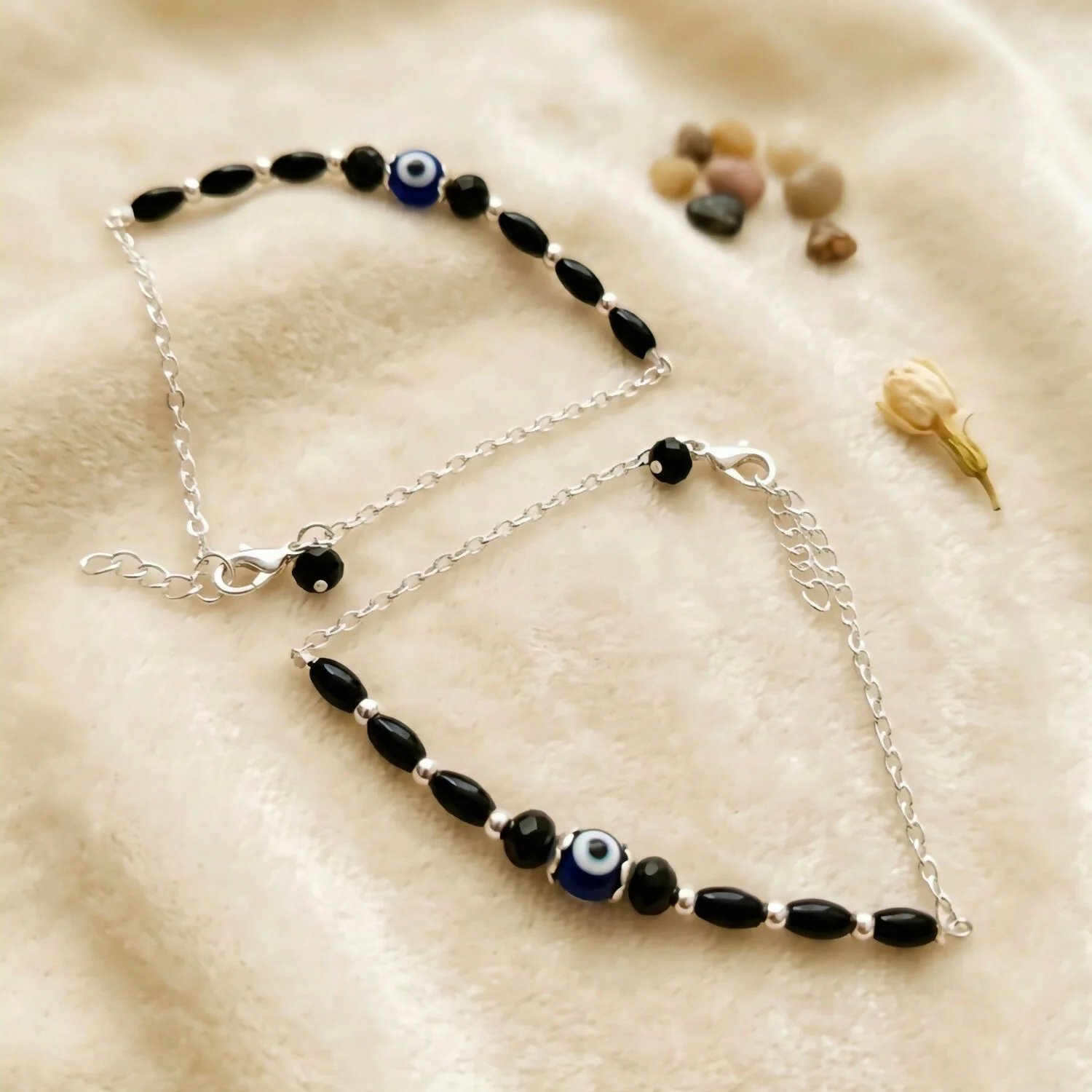 Evil Eye Anklet – Traditional Spiritual Protection Accessory - Image 2