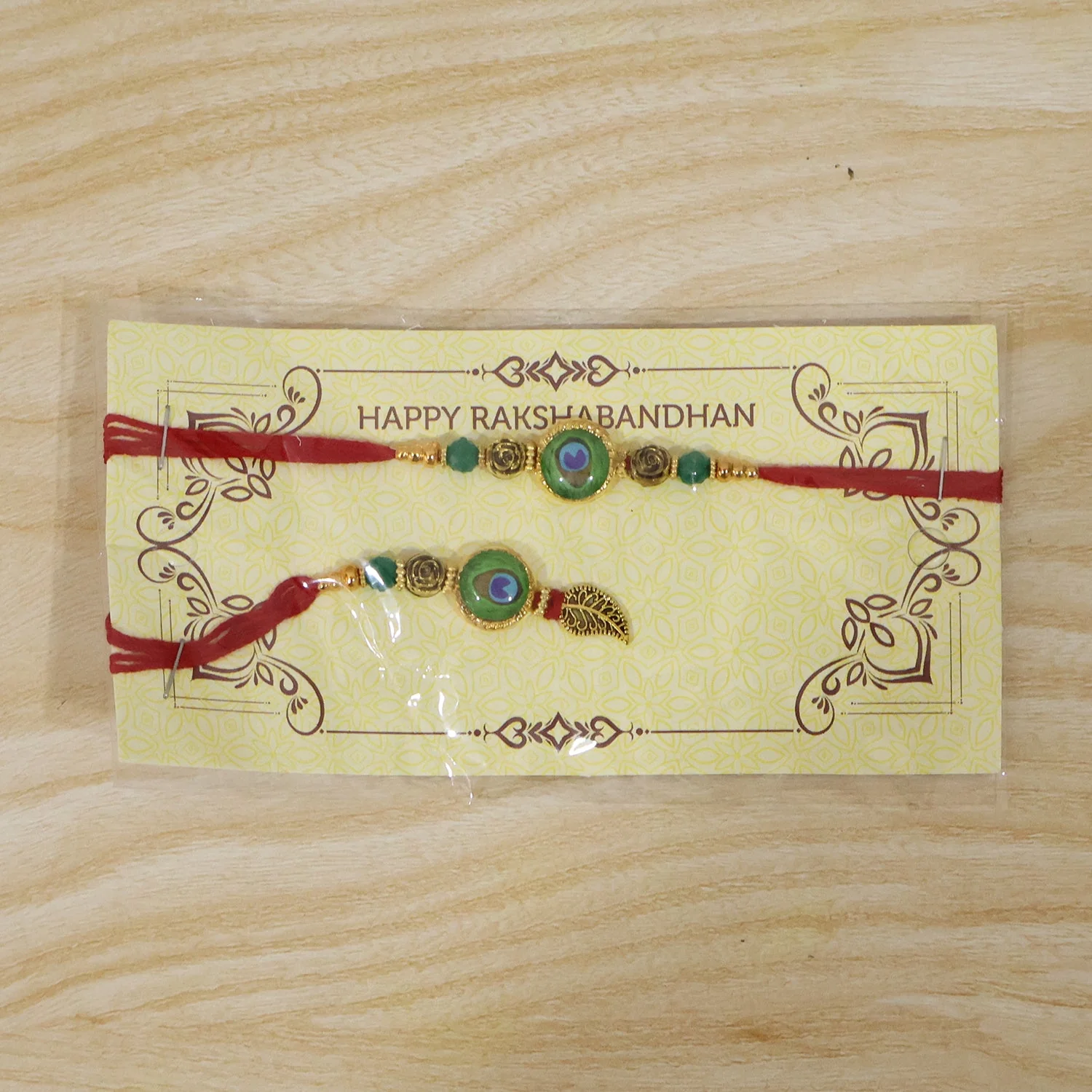 Evil Eye Peacock Bhabhi Rakhi – Elegant & Protective Design - Image 7