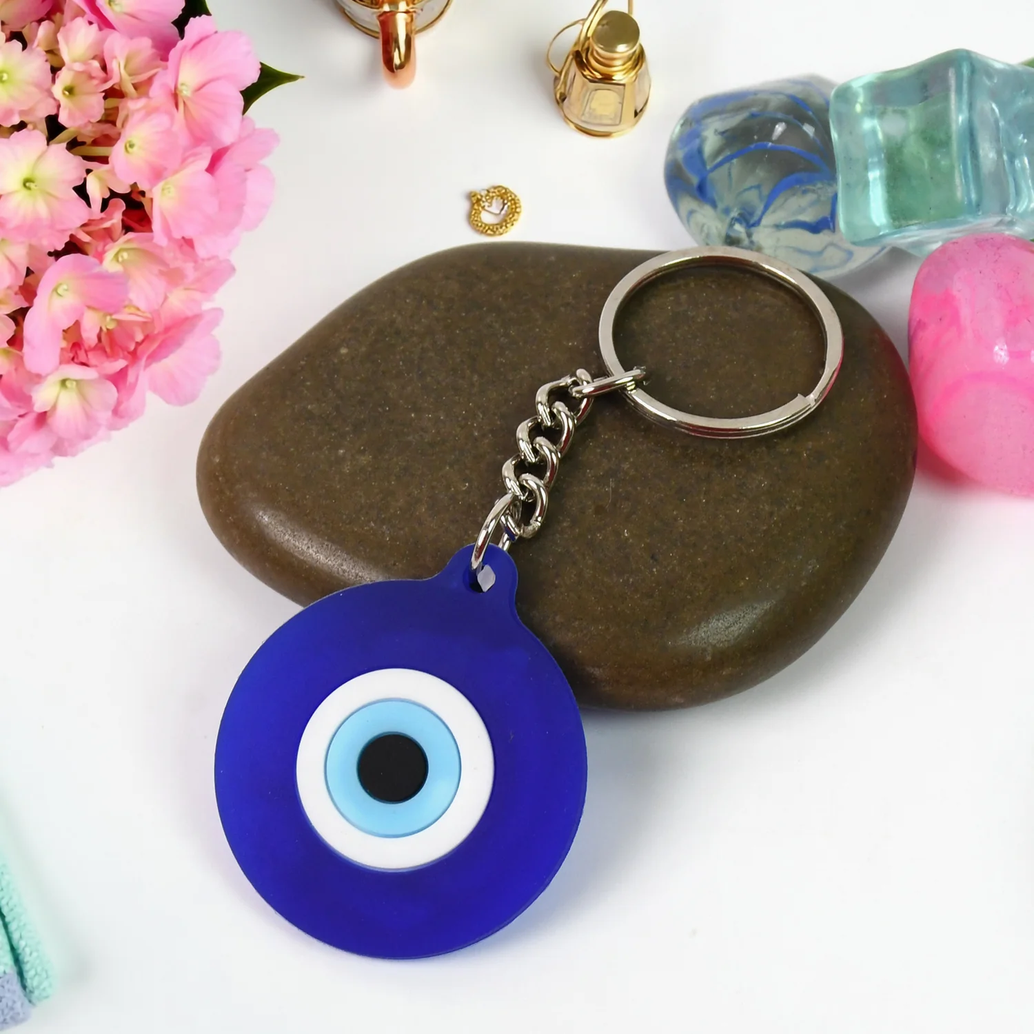 Evil Eye Silicone Keychain – Good Luck Charm | RaceVault - Image 6