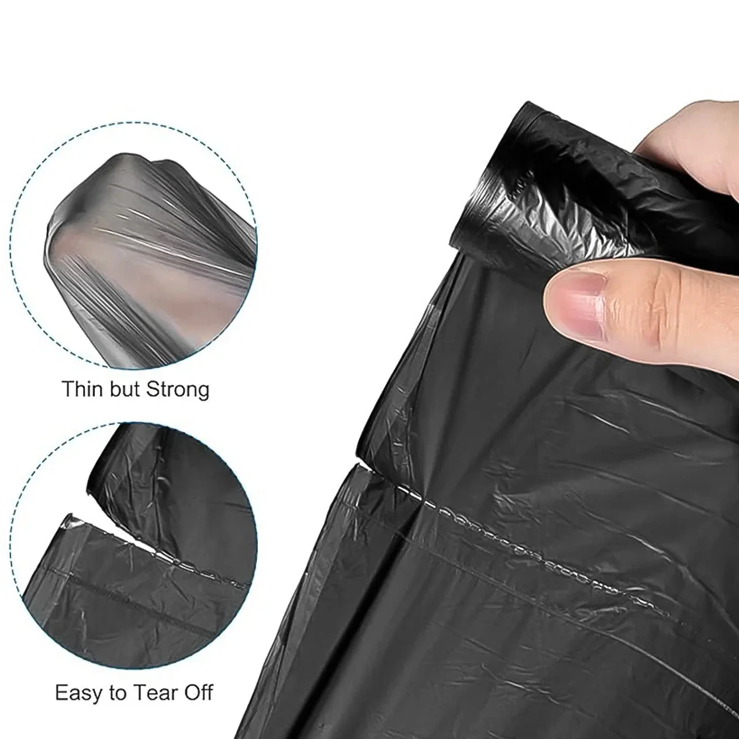 Extra-Strong Garbage Bag Roll – Leak-Proof & Tear-Resistant 48x54cm - Image 3