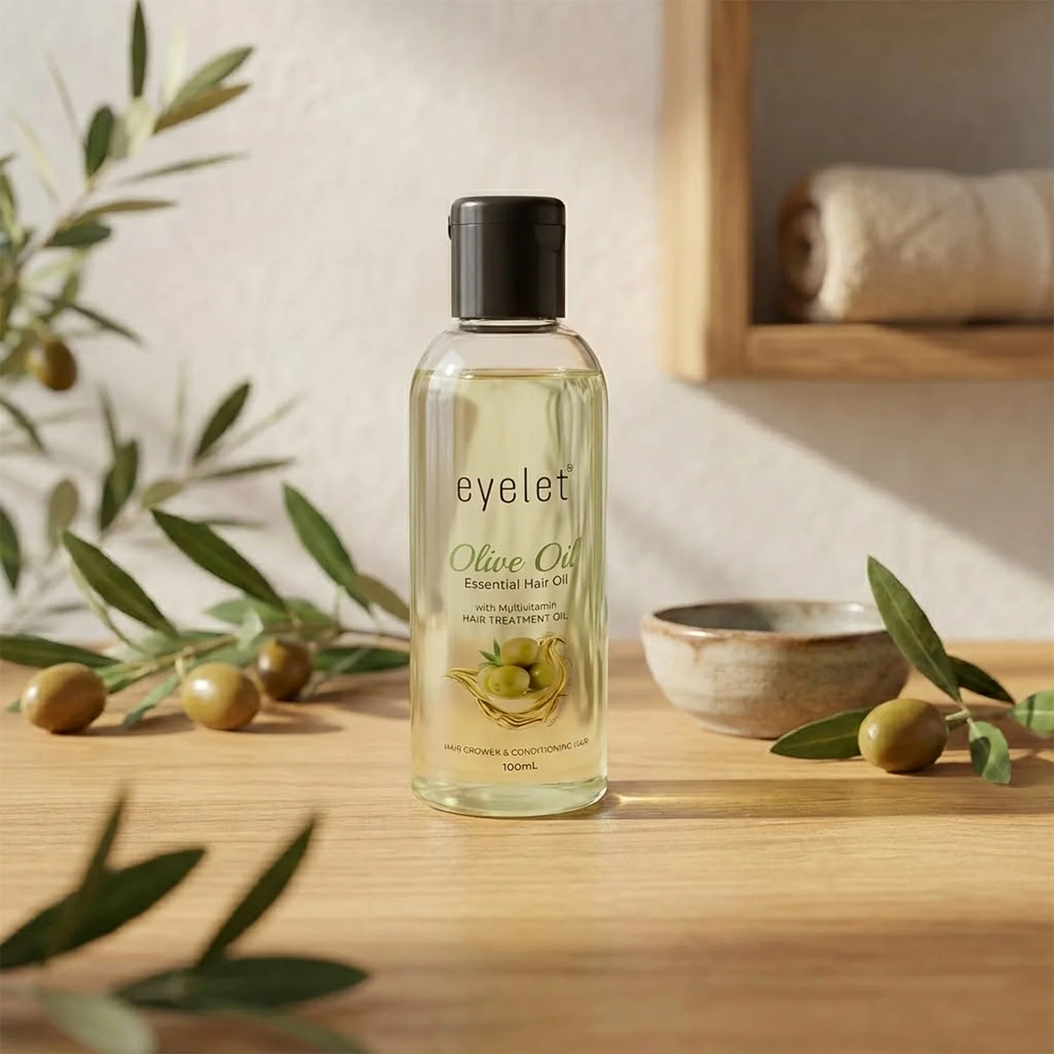 Olive Hair Oil 100ml – Nourishing Essential Oil for Hair Growth - Image 4