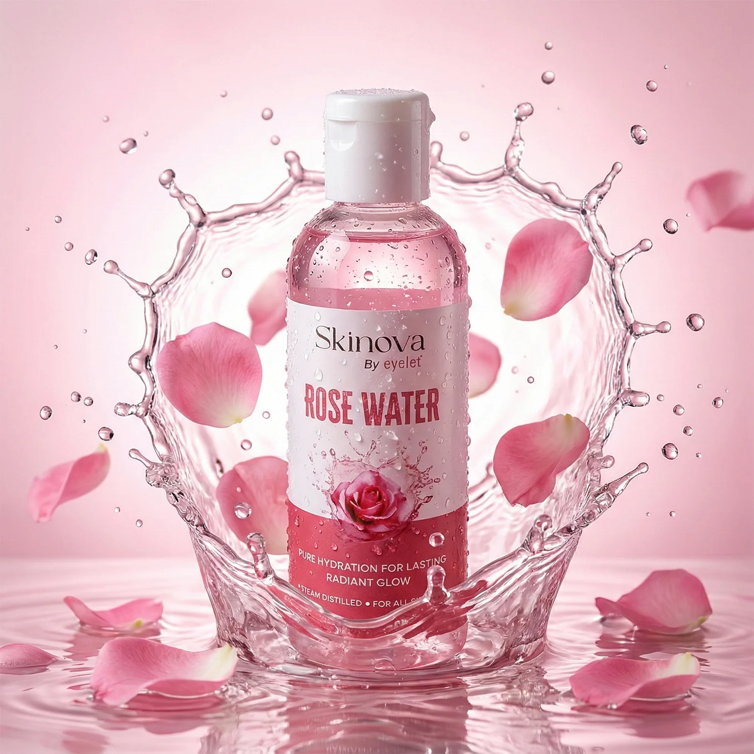 Rose Water Toner 100ml – Natural Skin Hydrator & Pore Tightener - Image 2
