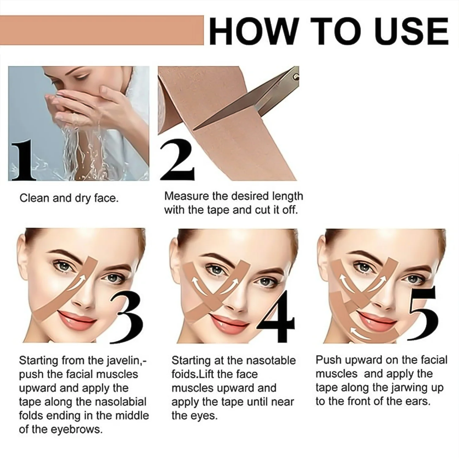 Face Lifting Tape – Wrinkle Reduction & Firming Skin - Image 7