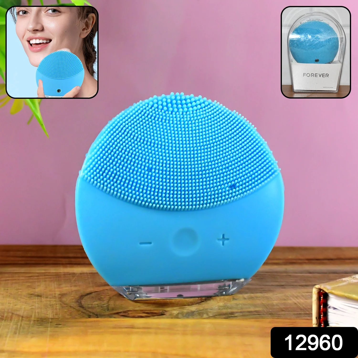 Silicone Sonic Facial Cleansing Brush – Gentle Deep Pore Cleanser - Image 2