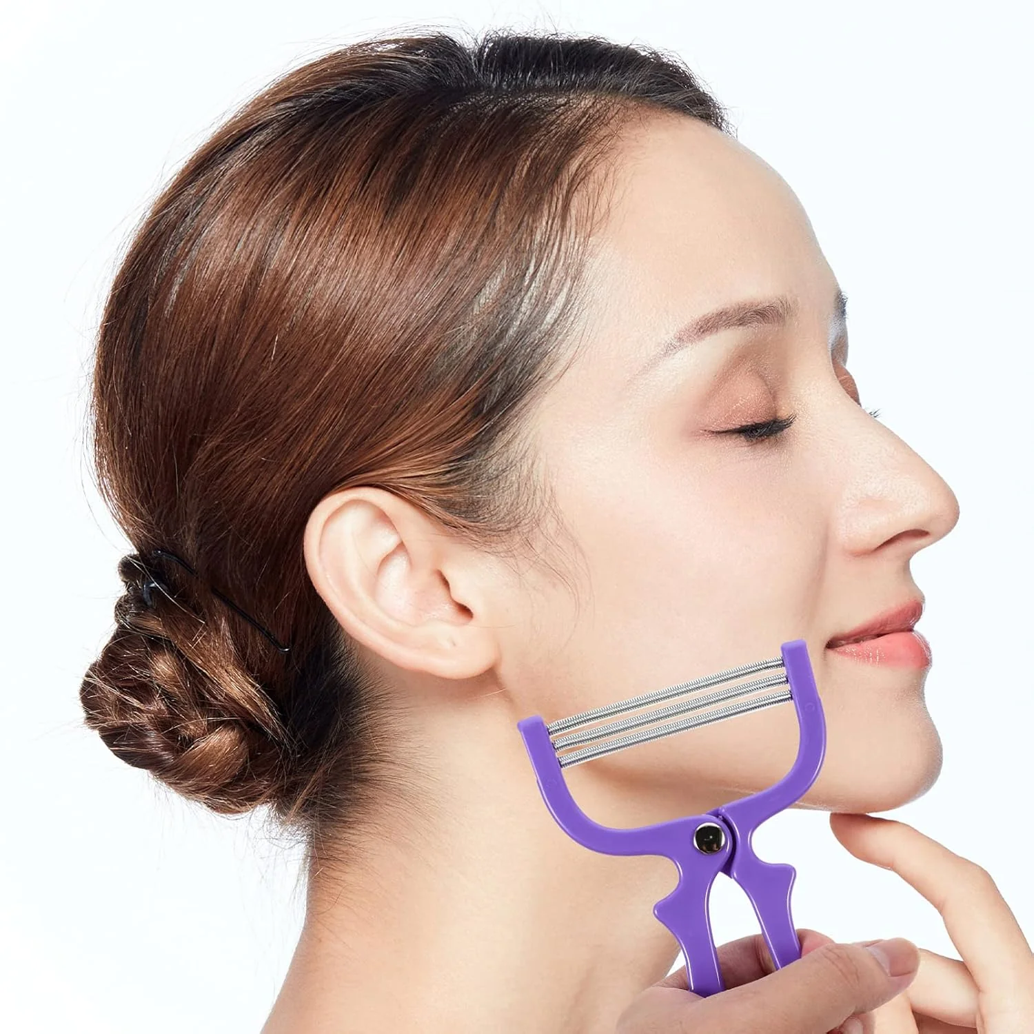 Facial Hair Remover Threading Tool – Precise & Portable | Calm & Curl - Image 3