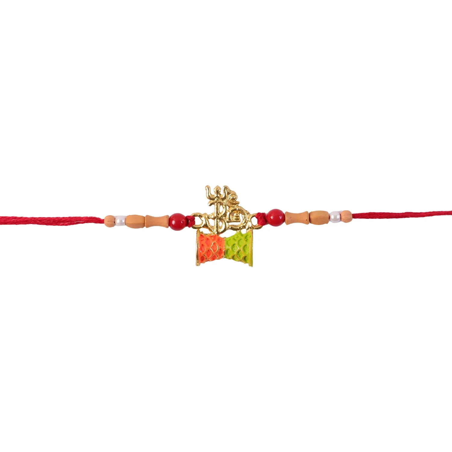 Om Rakhi – Golden with Kite Charm for Brothers & Kids - Image 5