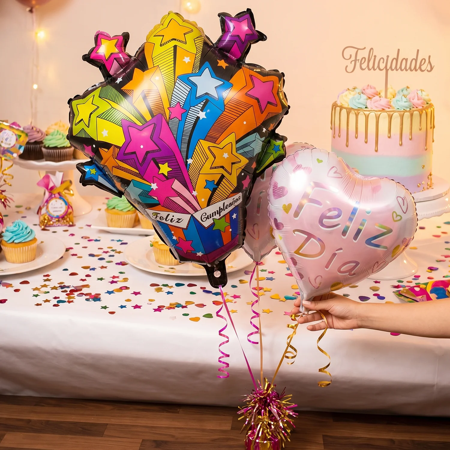 Feliz Dia Celebration Foil Balloon – Vibrant Party Decor - Image 4