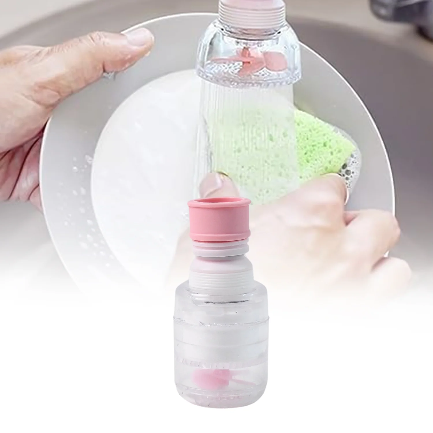 Flexible Faucet Extender – 360° Rotation with Built-in Filter - Image 4