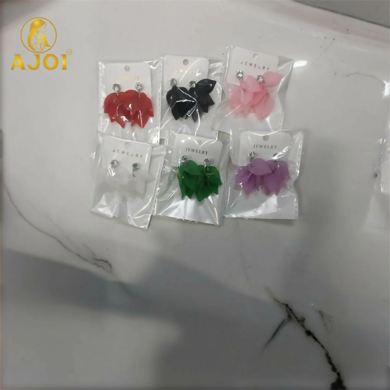 Floral Petal Drop Earrings – Lightweight Elegant Statement Jewelry - Image 5