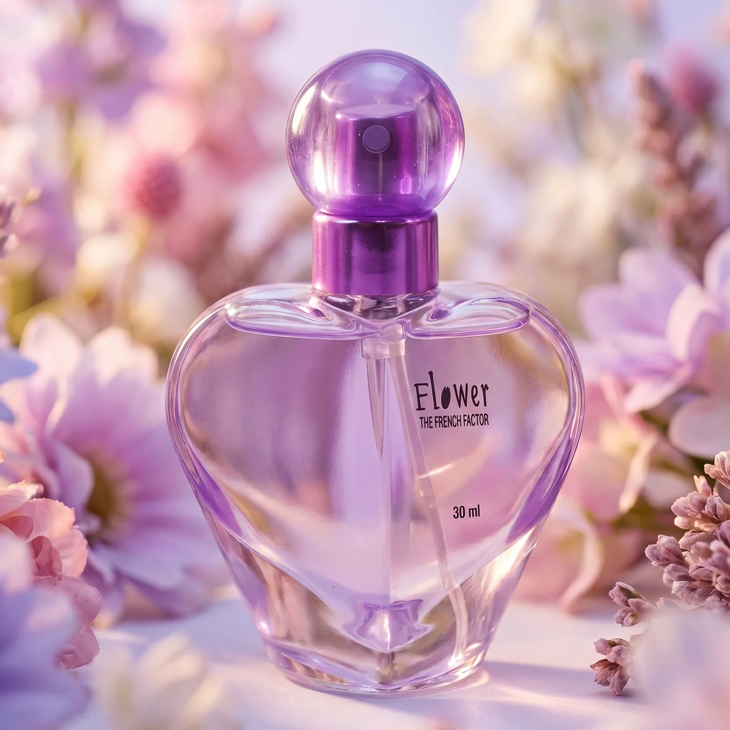 Flower Paris Heart-Shaped Eau De Perfume – Long-lasting Floral Aroma - Image 3