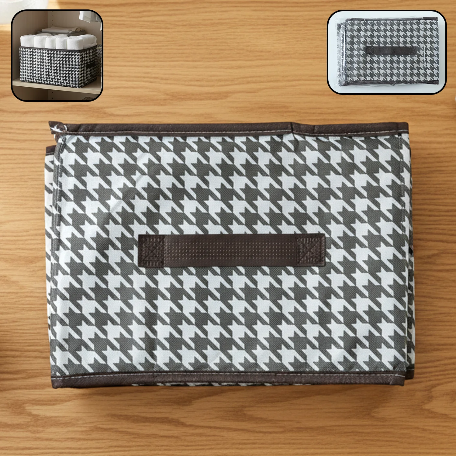 Foldable Fabric Storage Basket – Space-Saving Organiser for Home - Image 7
