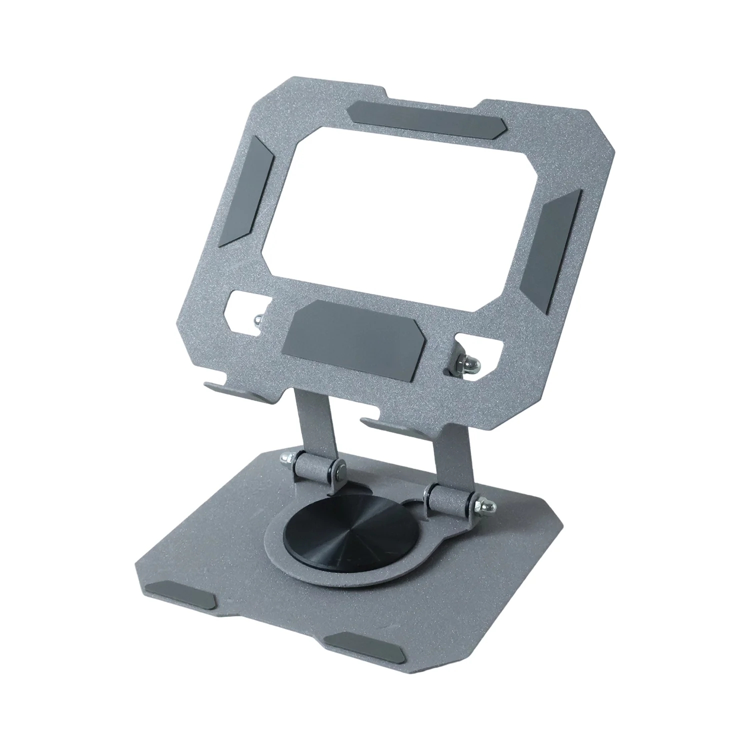 Foldable Metal Phone & Tablet Stand – Adjustable & Portable Desktop Support - Image 5