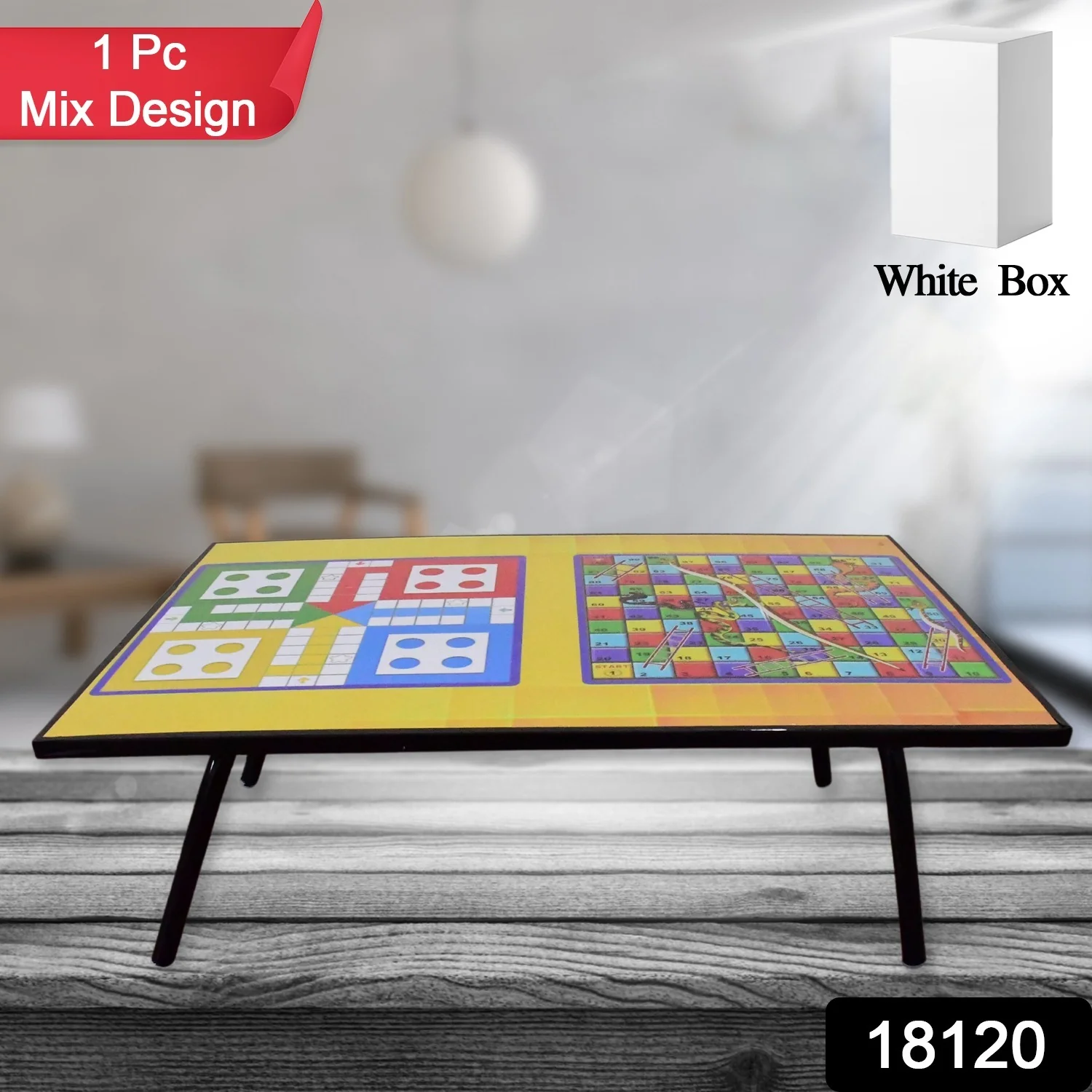Foldable Study Table – Multipurpose Games & Laptop Desk | Deskura - Image 2
