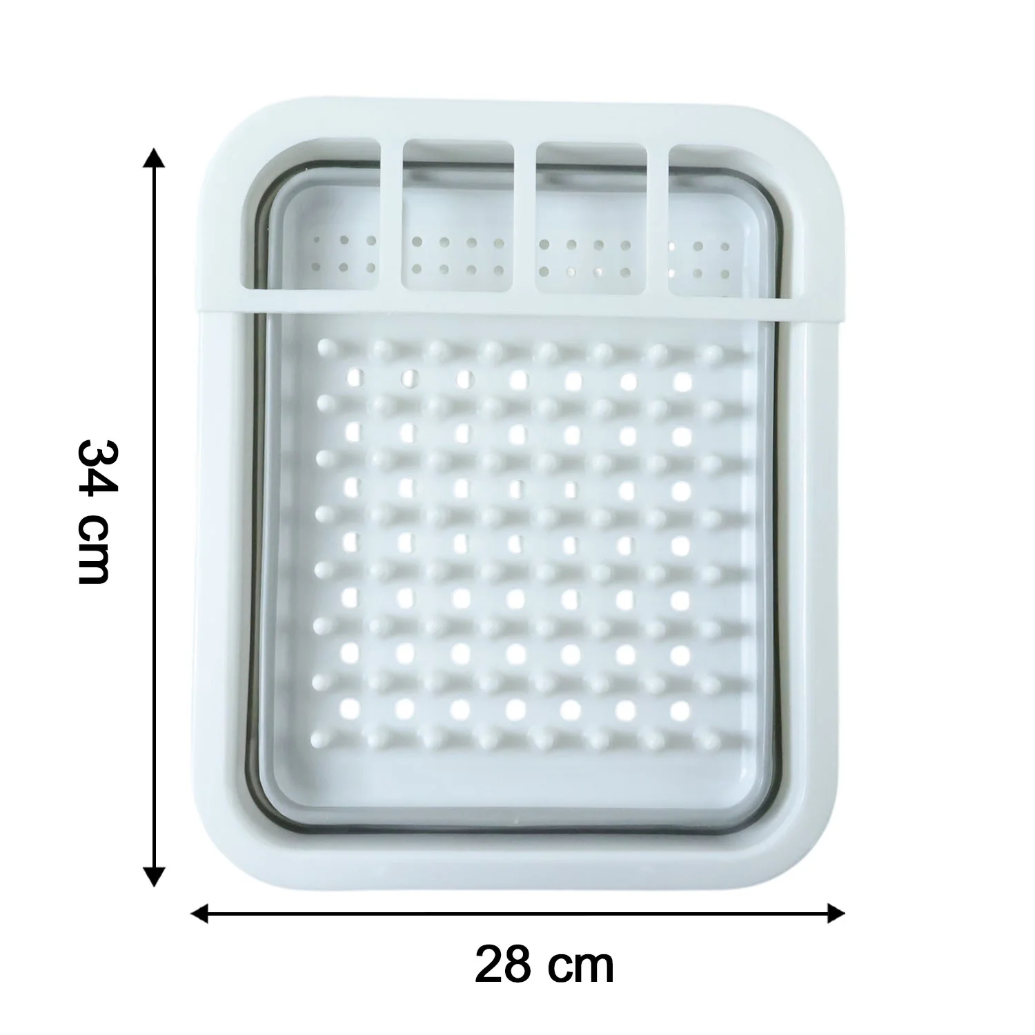 Foldable Plastic Dish Drying Rack – Space-saving & Portable Organizer - Image 6