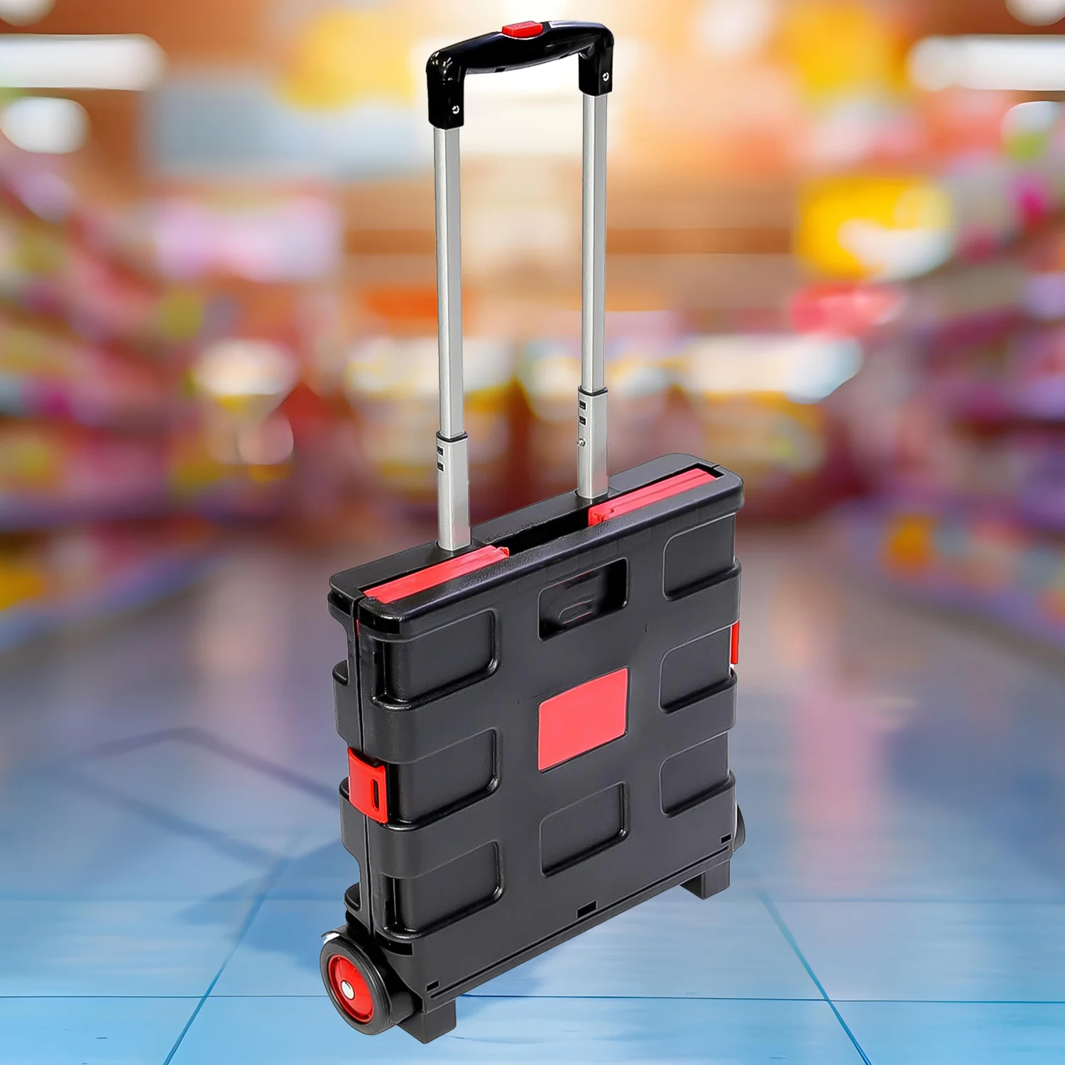 Foldable Shopping Trolley – Portable Grocery & Travel Cart | ClassiCarry - Image 3