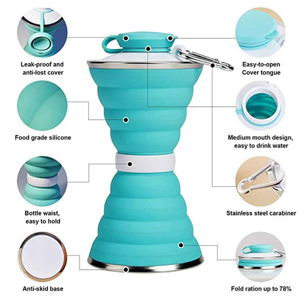 Silicone Collapsible Water Bottle – Leak Proof & Portable | Own Hydrate - Image 5