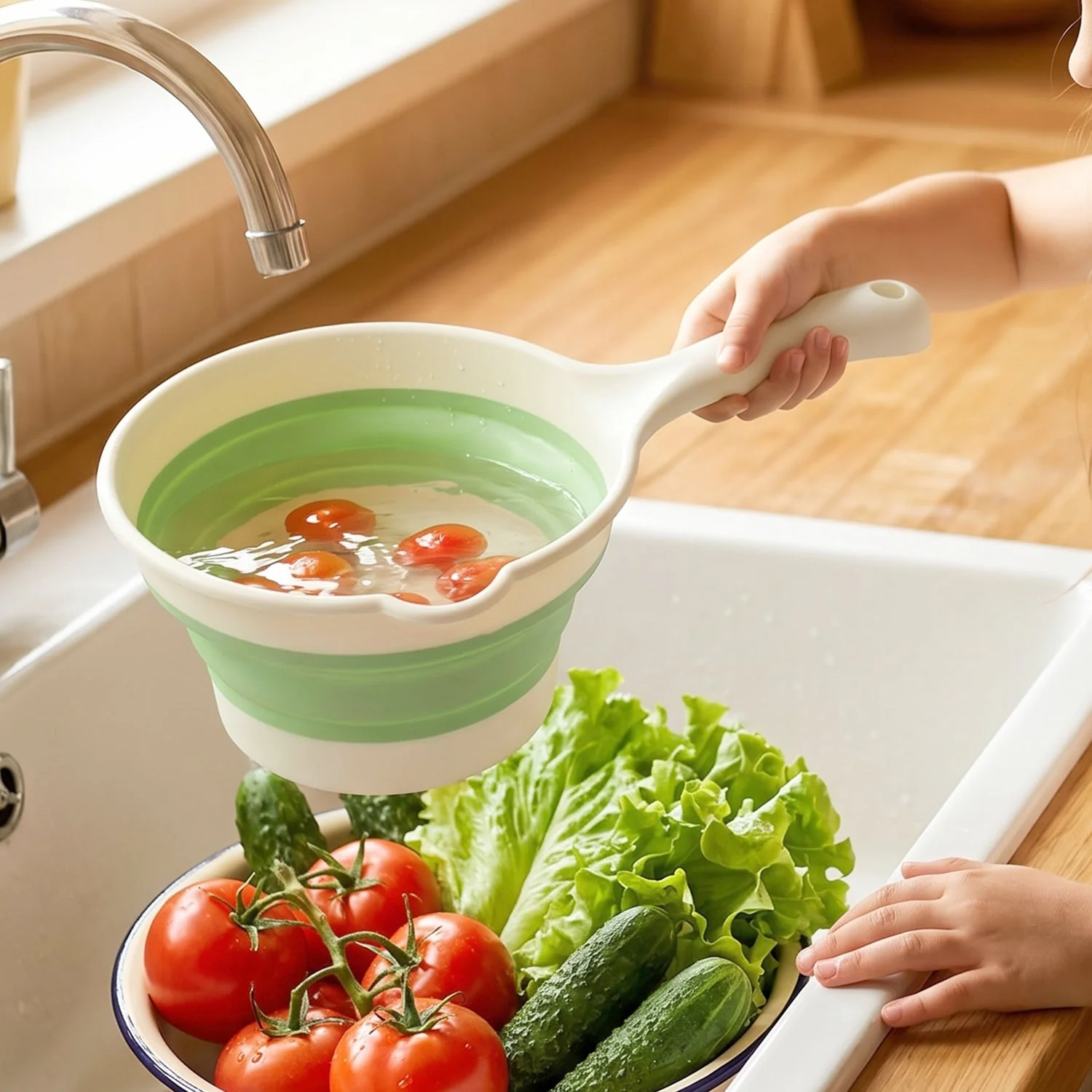 Foldable Water Dipper – Space-Saving, Easy Pouring & Versatile - Image 8