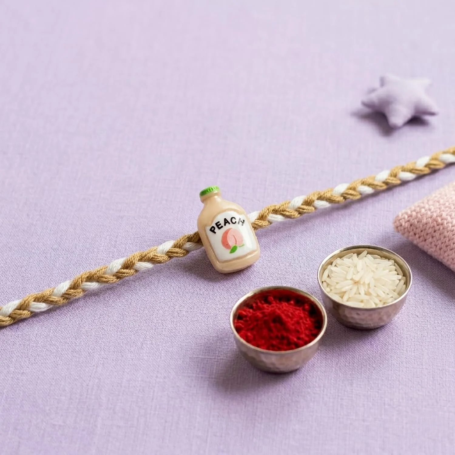 Food Multicolor Rakhi – Strawberry Cream Filled Raksha Bandhan Gift Combo (Pack of 6) - Image 6