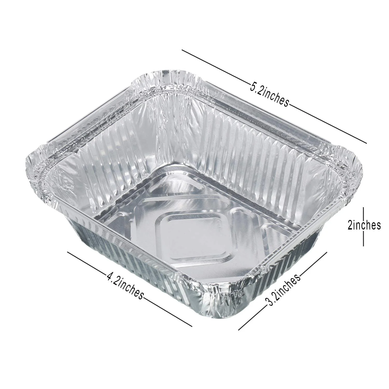 Aluminium Food Container with Lid – 450 ml Leak-Resistant 10 Pc - Image 8