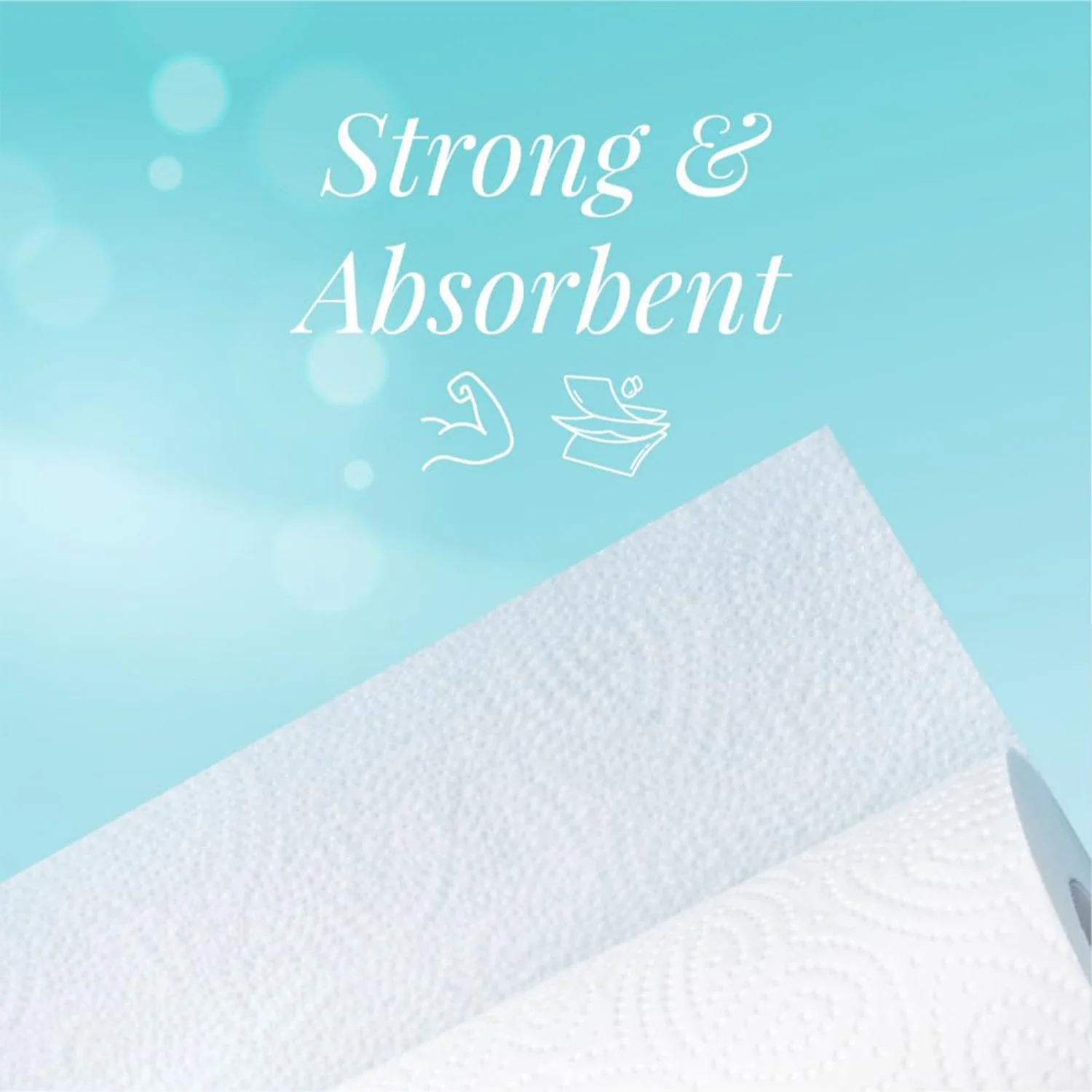 Kitchen Paper Towel Roll – 60 Super Absorbent Sheets - Image 7