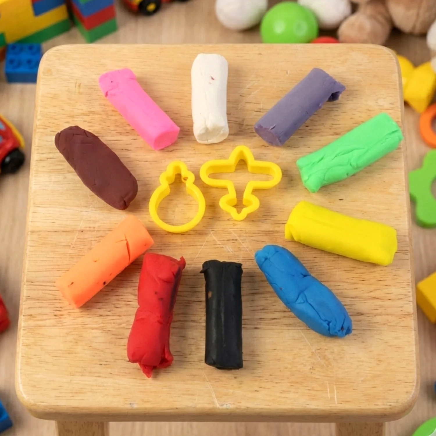 Dough Modelling Clay Set – Vibrant Colors & Shape Cutters for Kids - Image 8