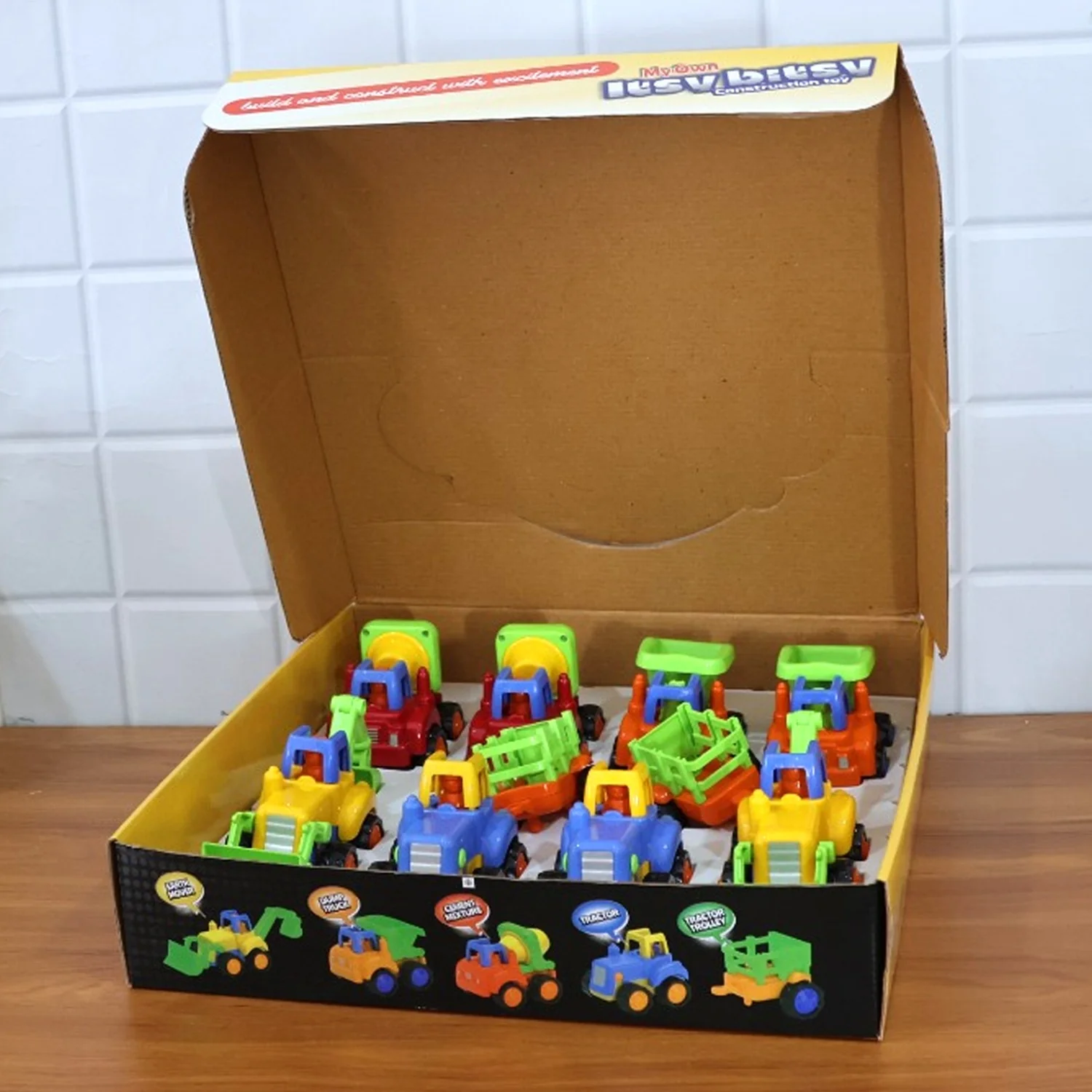 Construction Vehicle Toy Set – Durable 8-Pc Mini Trucks for Kids - Image 8