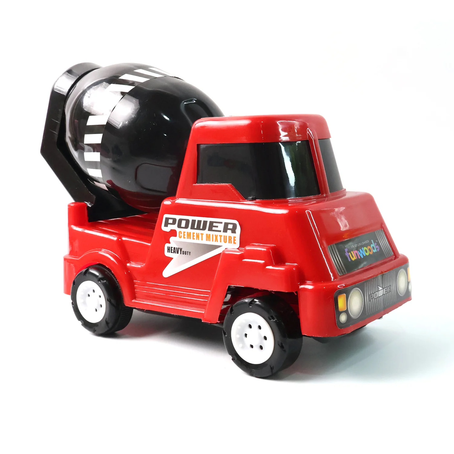 Kids Cement Mixer Toy Truck – Friction Powered Fun for Toddlers - Image 5