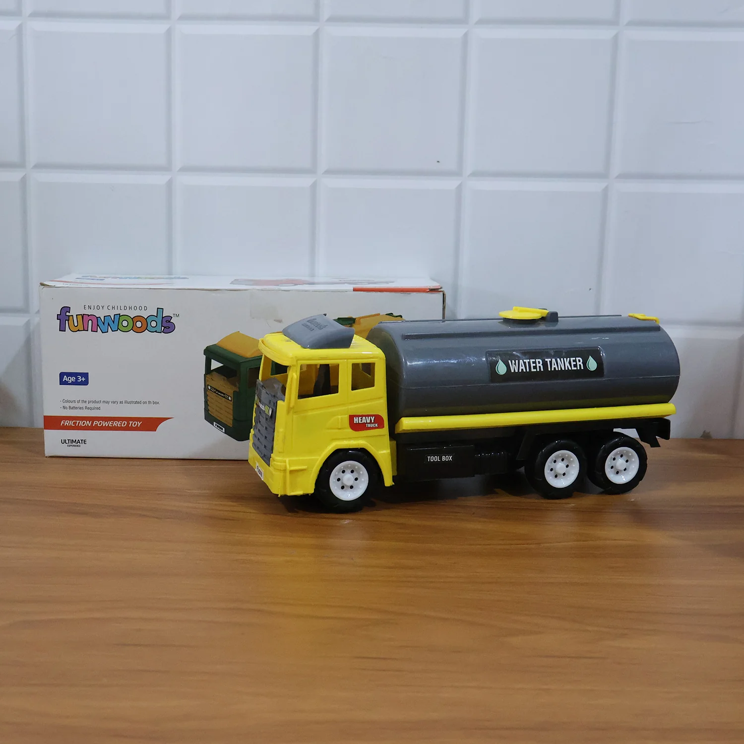 Water Tanker Toy Truck – Push & Go Durable Vehicle for Kids - Image 8