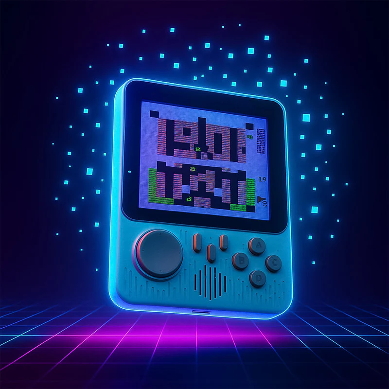 Retro Handheld Game Console – 568 Classic Games & Rechargeable Battery - Image 2