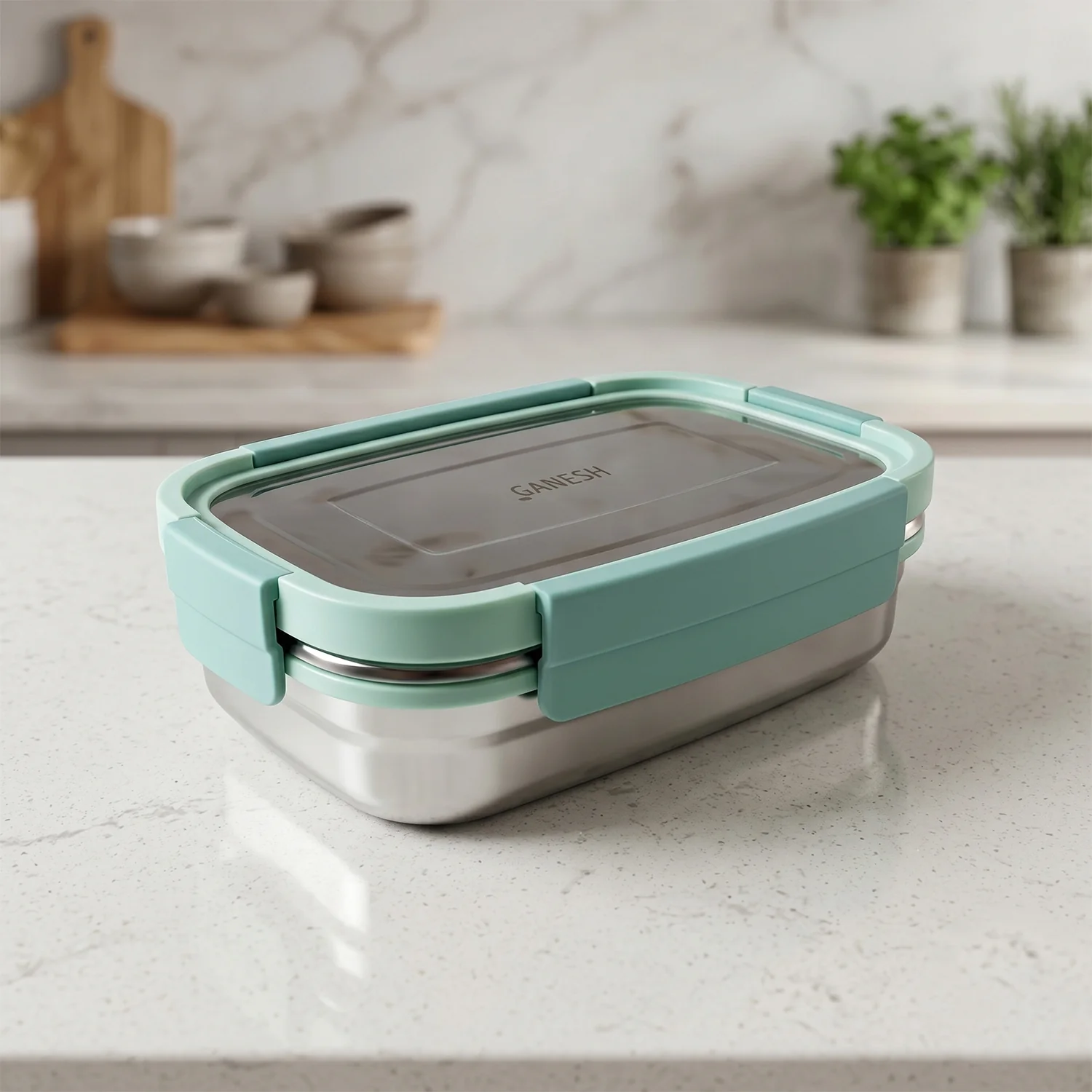 Stainless Steel Lunch Box Set – Leak-Resistant & Easy to Carry - Image 8