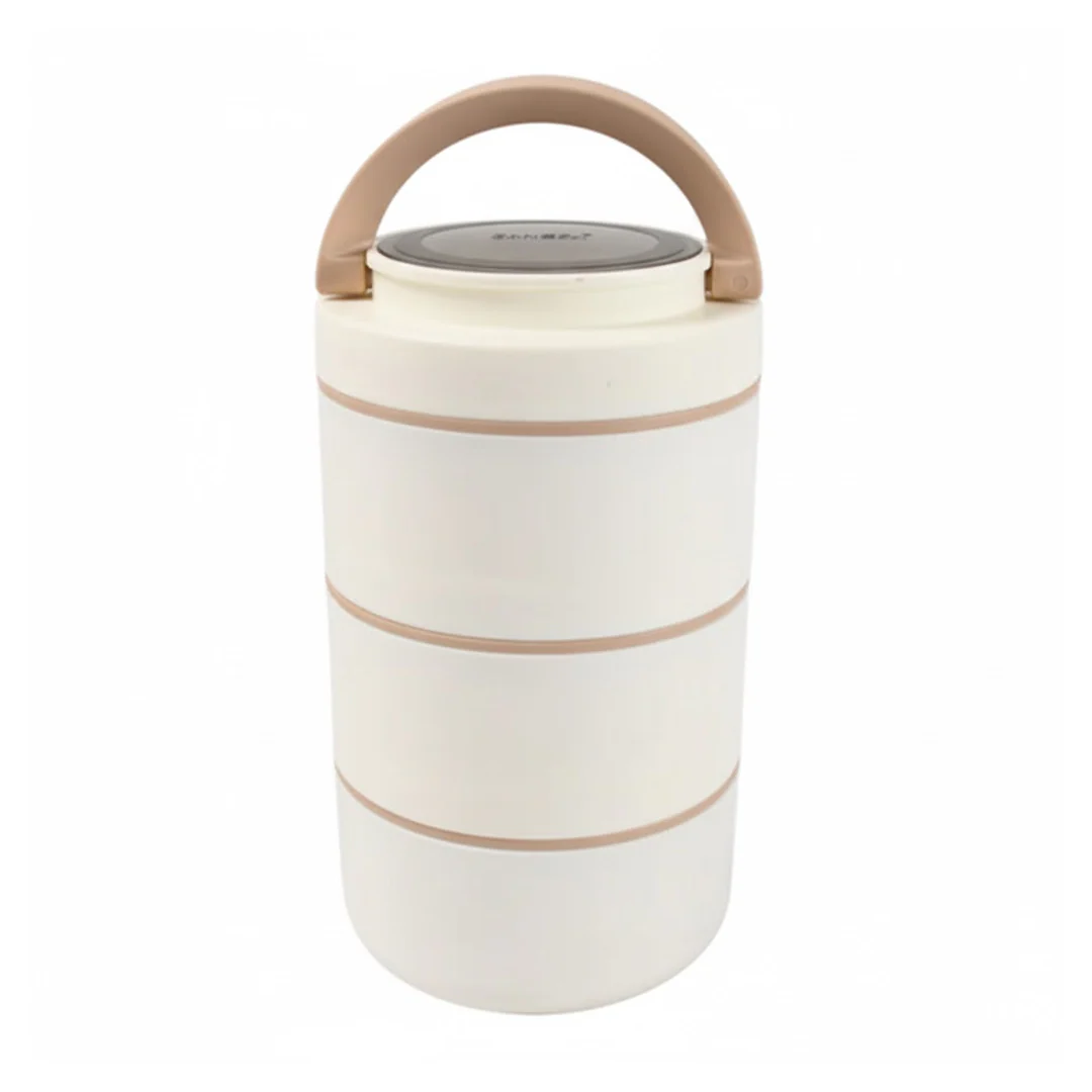 Stainless Steel Lunch Box – 3 Layer, Leak-Proof | Ganesh