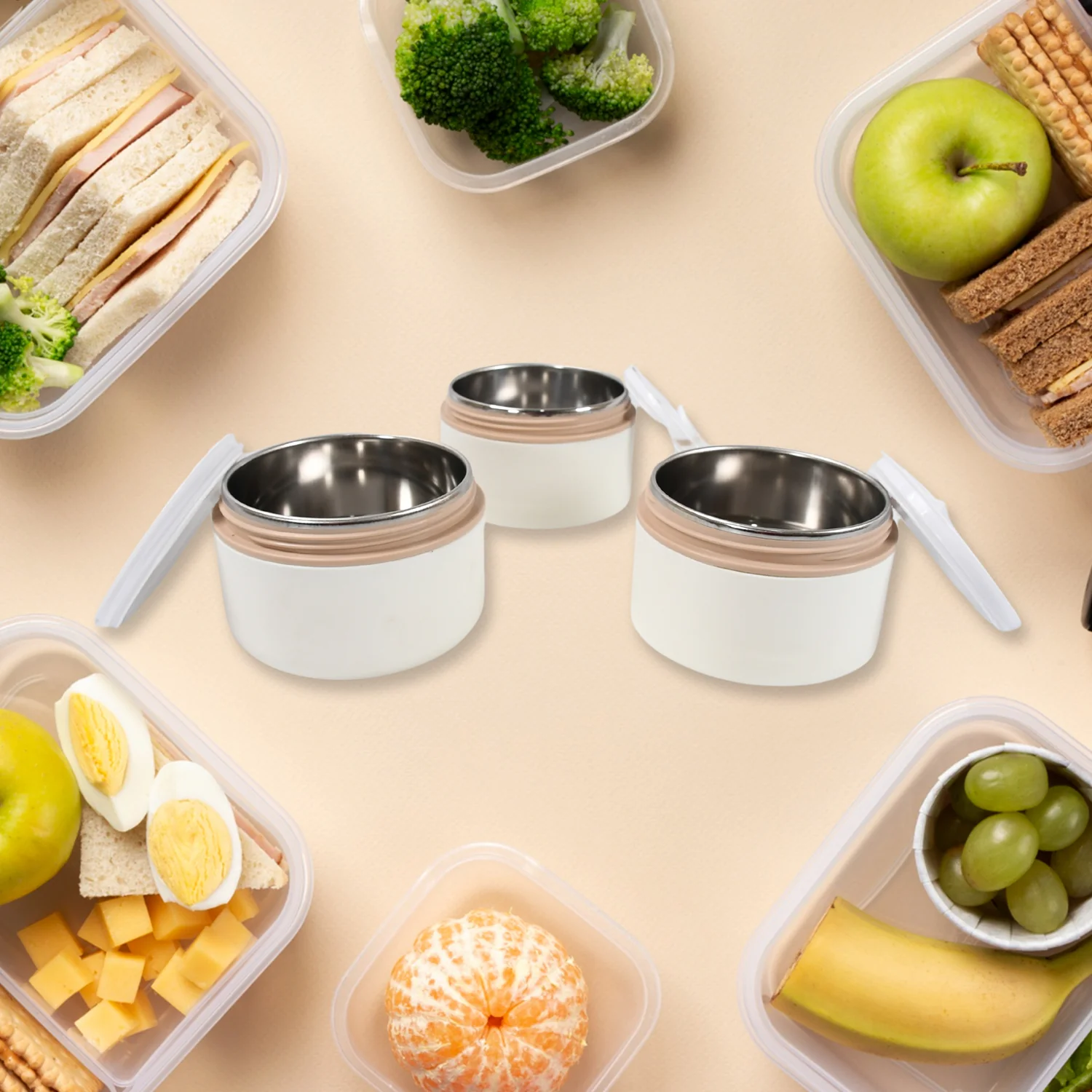 Stainless Steel Lunch Box – 3 Layer, Leak-Proof | Ganesh - Image 9