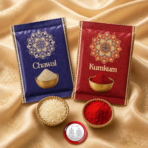 Ganesha Rakhi Combo - Raksha Bandhan Gift with Choco Butterscotch 96gm, Pack of 6 - Image 10