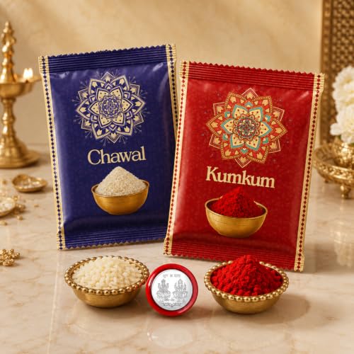 Ganesha Rakhi Combo - Raksha Bandhan Gift with Choco Magic Standy Pouch, Pack of 5 - Image 10