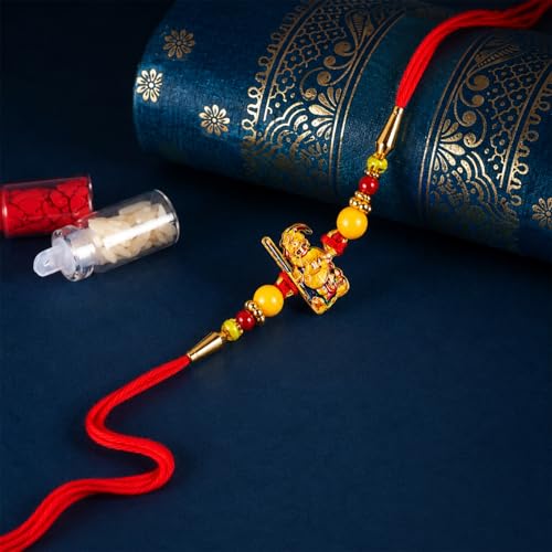 Ganesha Rakhi Combo - Raksha Bandhan Gift with Choco Magic Standy Pouch, Pack of 5 - Image 14