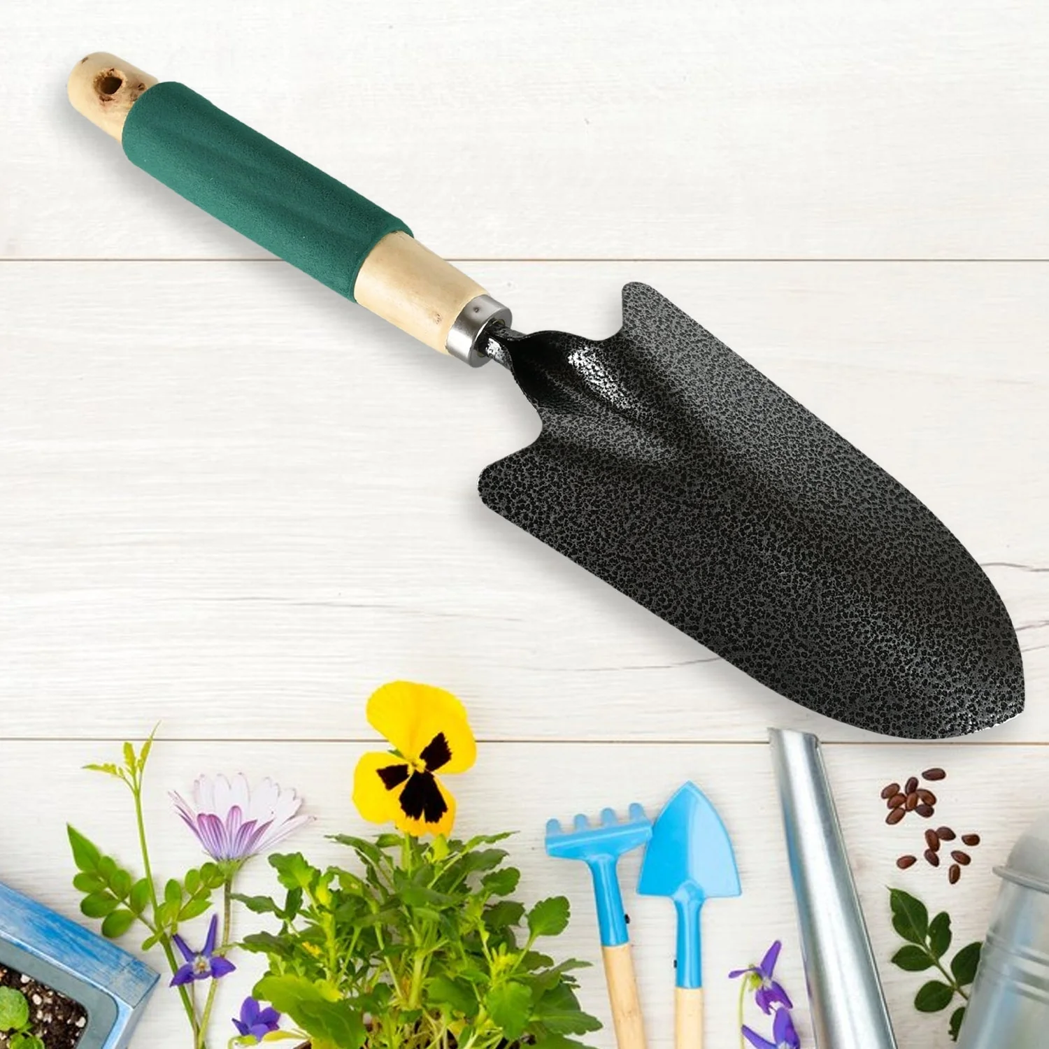 Gardening Tool Set – Heavy-Duty 3-Pc with Wooden Handles | XcelCraft - Image 6