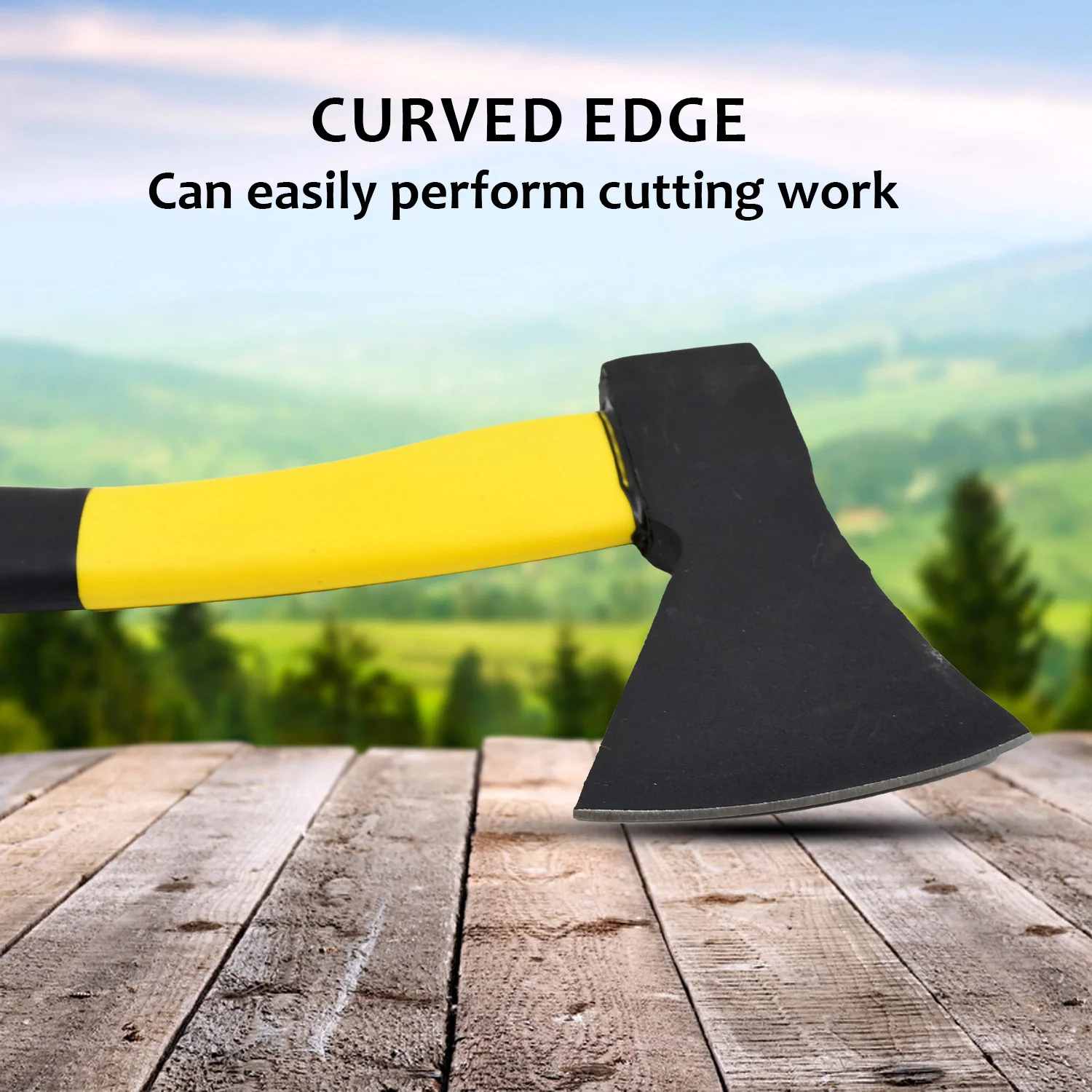 Hatchet Axe – Fiberglass Handle Wood Cutting Tool | Velvet Wipe - Image 6