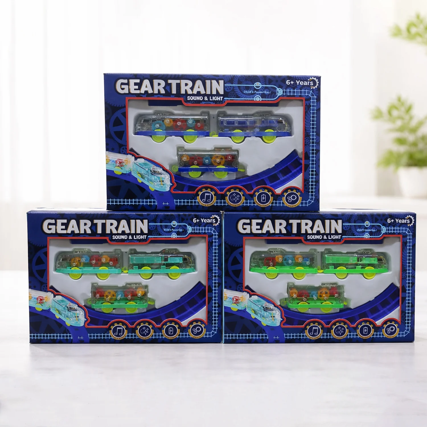 Gear Train Sound & Light – Engaging Kids Electric Train Set - Image 10