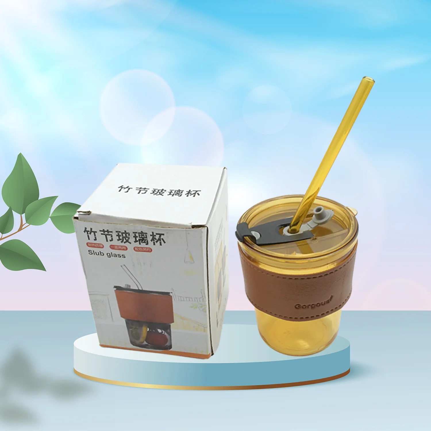 Glass Coffee Mug – Leakproof & Travel-Friendly | Mug Wala - Image 3