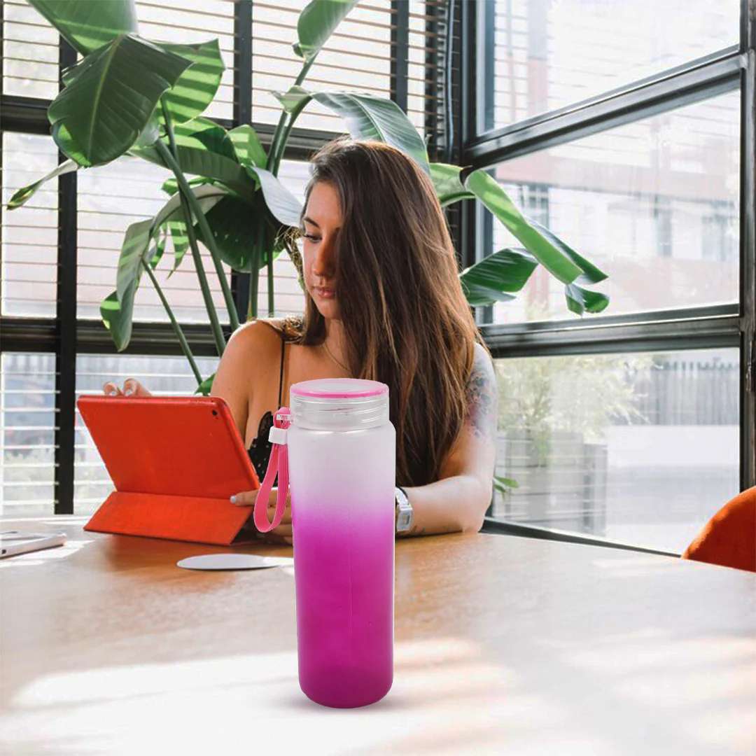 Glass Water Bottle – 350 ML Motivational | Own Hydrate - Image 3