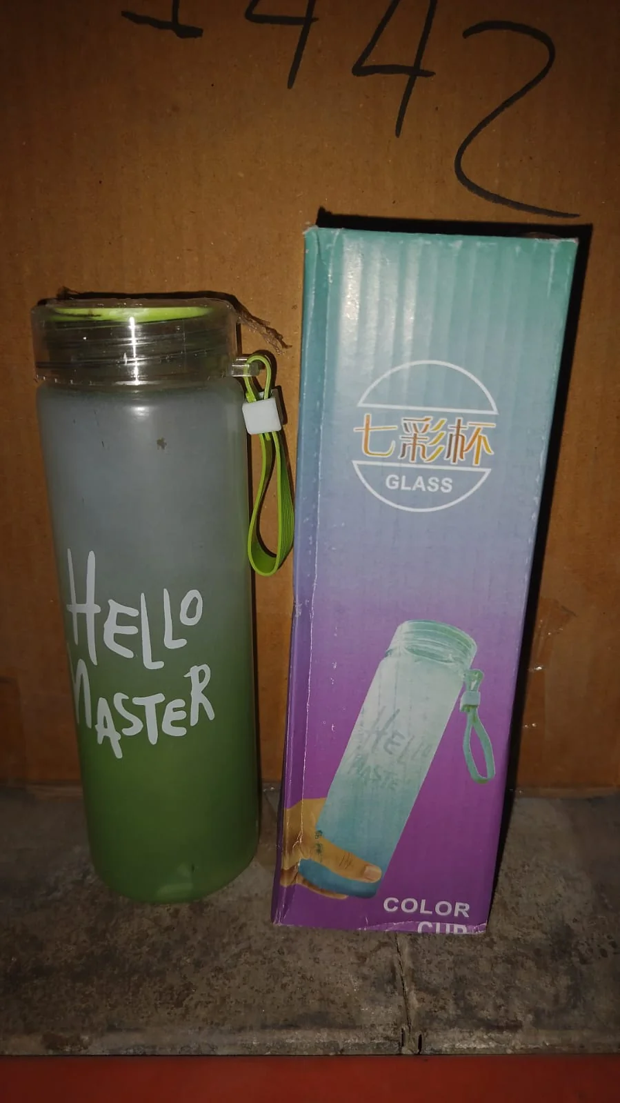 Glass Water Bottle – 350 ML Motivational | Own Hydrate - Image 9
