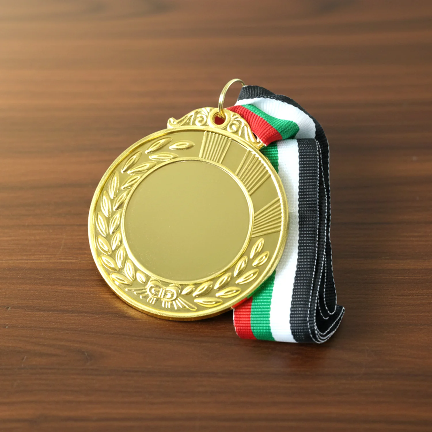 Gold Winner Medal with Tricolor Ribbon – Elegant Sports Award - Image 4